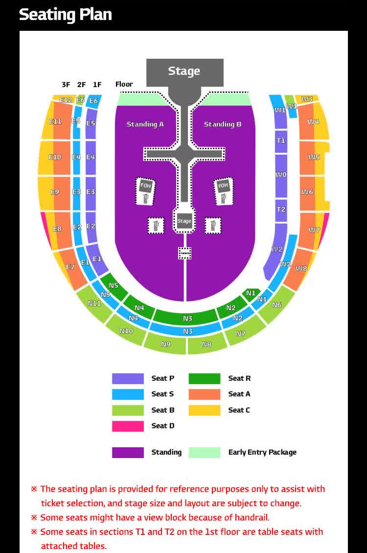 Seoul Seat Map